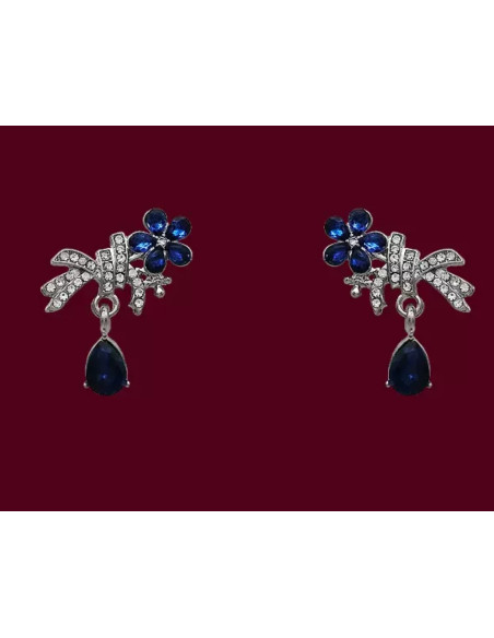 Kolczyki KWIAT KWIATY nie uczulające Lolita Accessories srebrny sztyft 925