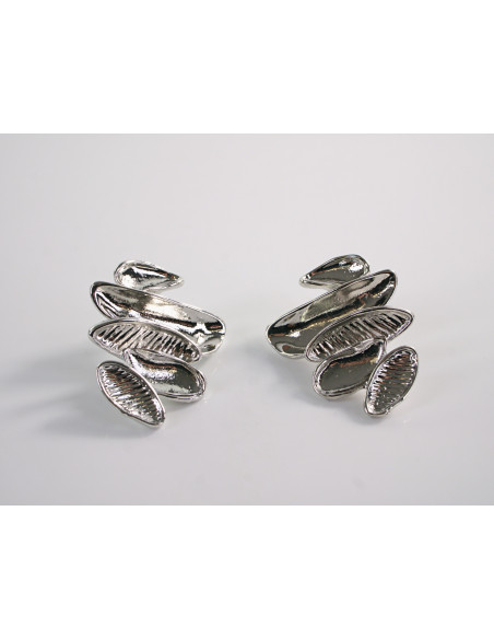 Kolczyki ASYMETRYCZNE ŁEZKI  LOLITA AKCESORIA srebrny sztyft 925