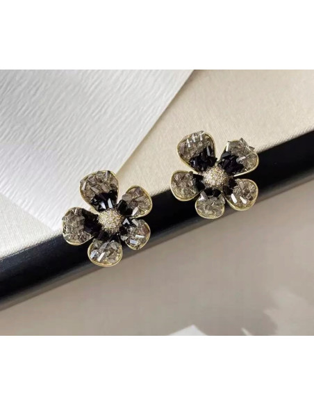 Kolczyki KWIAT KWIATY nie uczulające Lolita Accessories srebrny sztyft 925