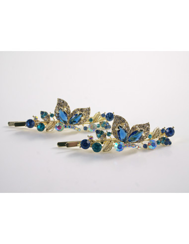 Wsuwka do włosów MOTYLKI   z kryształkami 2...