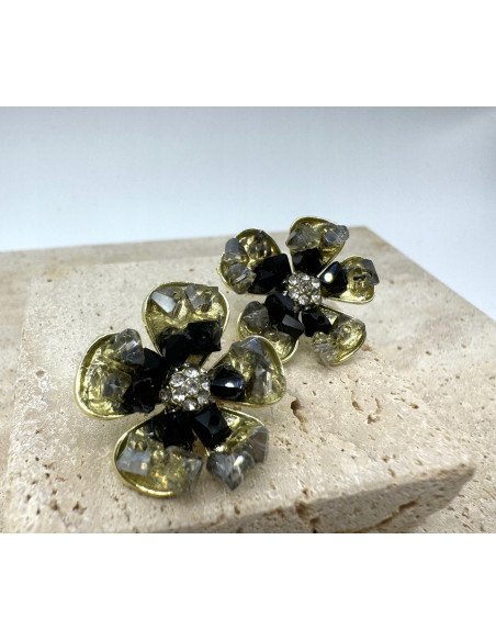 Kolczyki KWIAT KWIATY nie uczulające Lolita Accessories srebrny sztyft 925