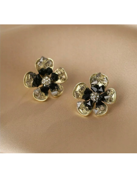 Kolczyki KWIAT KWIATY nie uczulające Lolita Accessories srebrny sztyft 925