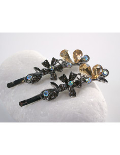 Wsuwka do włosów MOTYLEK  z kryształkami 2 szt. Lolita... 2