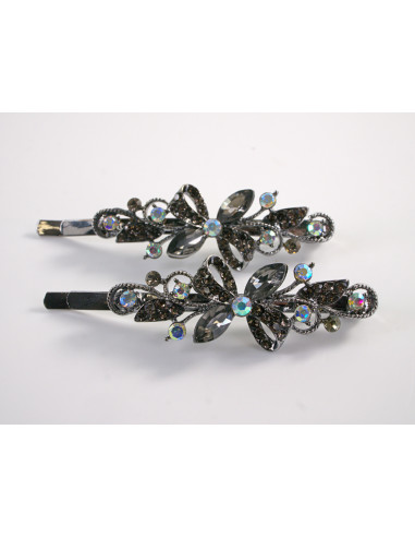 Wsuwka do włosów KOKARDKI z kryształkami 2 szt....