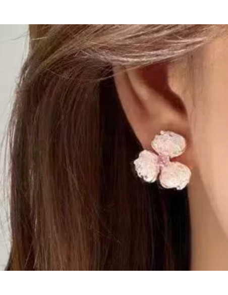 Kolczyki KWIAT KWIATY nie uczulające Lolita Accessories srebrny sztyft 925