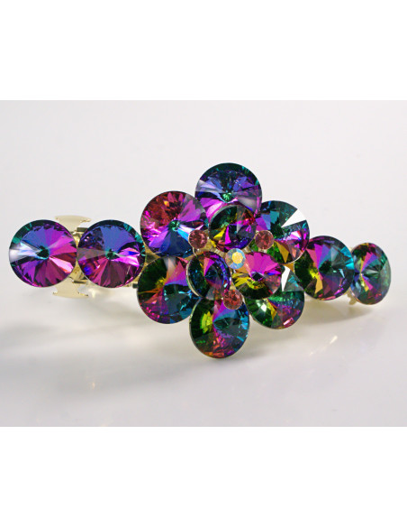 KLAMRA FRANCUSKA DO WŁOSÓW PREMIUM KRYSZTAŁY WIECZOROWA LOLITA AKCESORIA