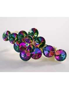 KLAMRA FRANCUSKA DO WŁOSÓW PREMIUM KRYSZTAŁY WIECZOROWA... 2