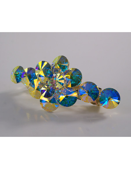 KLAMRA FRANCUSKA DO WŁOSÓW PREMIUM KRYSZTAŁY WIECZOROWA LOLITA AKCESORIA