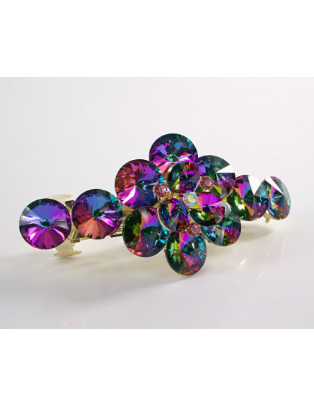 KLAMRA FRANCUSKA DO WŁOSÓW PREMIUM KRYSZTAŁY WIECZOROWA LOLITA AKCESORIA