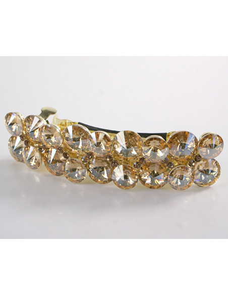 KLAMRA FRANCUSKA DO WŁOSÓW PREMIUM KRYSZTAŁY WIECZOROWA LOLITA AKCESORIA