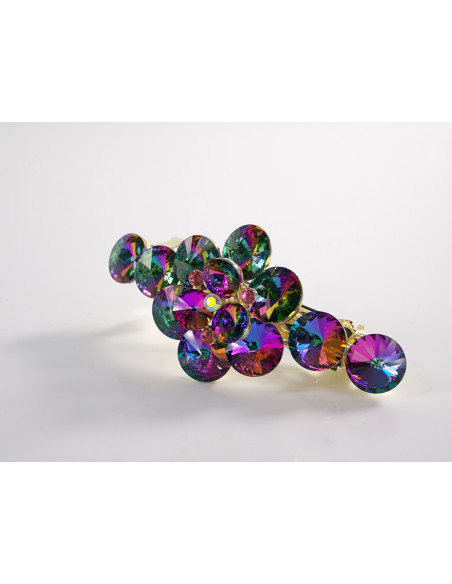 KLAMRA FRANCUSKA DO WŁOSÓW PREMIUM KRYSZTAŁY WIECZOROWA LOLITA AKCESORIA