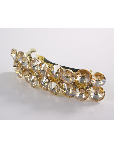 KLAMRA FRANCUSKA DO WŁOSÓW PREMIUM KRYSZTAŁY...