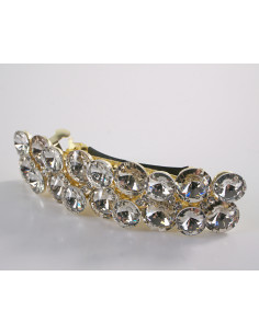 KLAMRA FRANCUSKA DO WŁOSÓW PREMIUM KRYSZTAŁY WIECZOROWA... 2