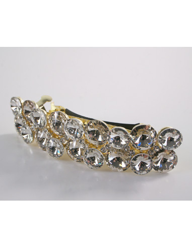 KLAMRA FRANCUSKA DO WŁOSÓW PREMIUM KRYSZTAŁY...