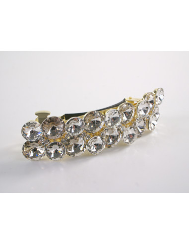 KLAMRA FRANCUSKA DO WŁOSÓW PREMIUM KRYSZTAŁY...