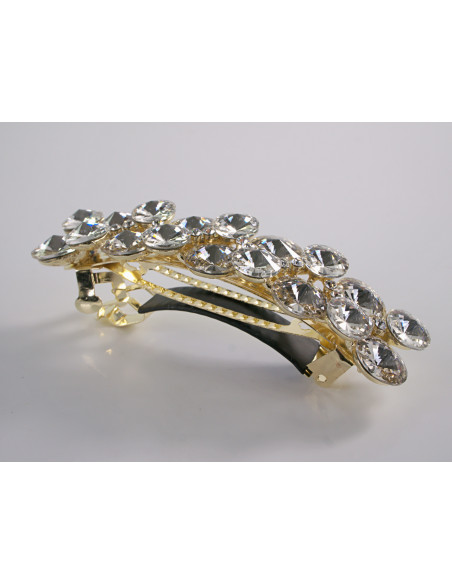 KLAMRA FRANCUSKA DO WŁOSÓW PREMIUM KRYSZTAŁY WIECZOROWA LOLITA AKCESORIA