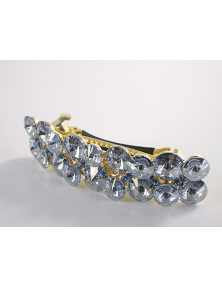 KLAMRA FRANCUSKA DO WŁOSÓW PREMIUM KRYSZTAŁY WIECZOROWA LOLITA AKCESORIA