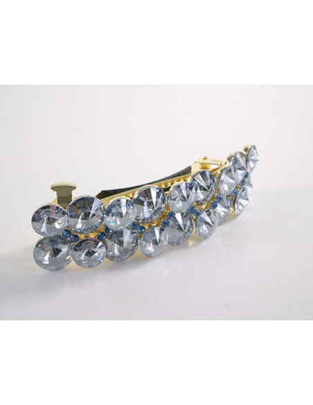 KLAMRA FRANCUSKA DO WŁOSÓW PREMIUM KRYSZTAŁY WIECZOROWA LOLITA AKCESORIA