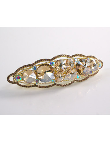 KLAMRA FRANCUSKA DO WŁOSÓW PREMIUM KRYSZTAŁY...