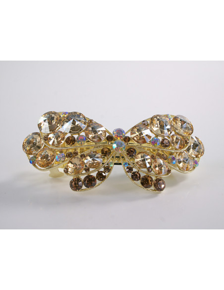 KLAMRA FRANCUSKA DO WŁOSÓW PREMIUM KRYSZTAŁY WIECZOROWA LOLITA AKCESORIA