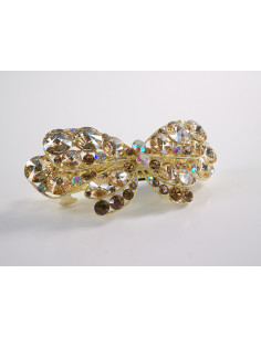 KLAMRA FRANCUSKA DO WŁOSÓW PREMIUM KRYSZTAŁY WIECZOROWA... 2