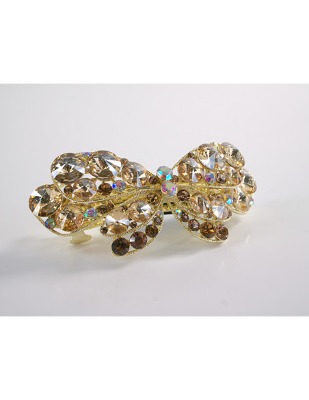 KLAMRA FRANCUSKA DO WŁOSÓW PREMIUM KRYSZTAŁY WIECZOROWA LOLITA AKCESORIA