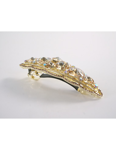 KLAMRA FRANCUSKA DO WŁOSÓW PREMIUM KRYSZTAŁY...