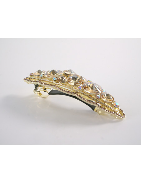 KLAMRA FRANCUSKA DO WŁOSÓW PREMIUM KRYSZTAŁY WIECZOROWA LOLITA AKCESORIA