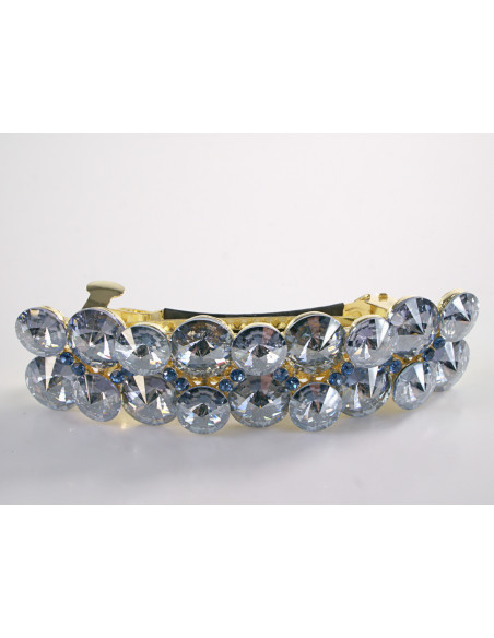 KLAMRA FRANCUSKA DO WŁOSÓW PREMIUM KRYSZTAŁY WIECZOROWA LOLITA AKCESORIA