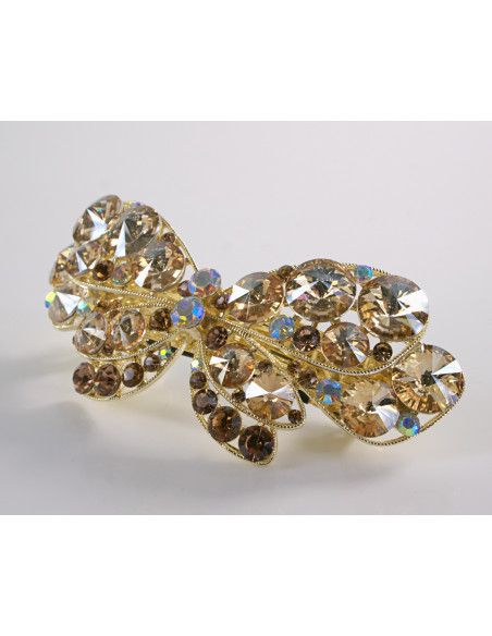 KLAMRA FRANCUSKA DO WŁOSÓW PREMIUM KRYSZTAŁY WIECZOROWA LOLITA AKCESORIA