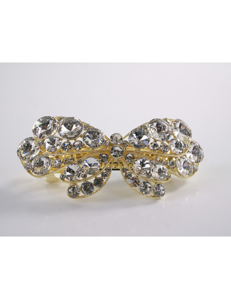 KLAMRA FRANCUSKA DO WŁOSÓW PREMIUM KRYSZTAŁY WIECZOROWA LOLITA AKCESORIA