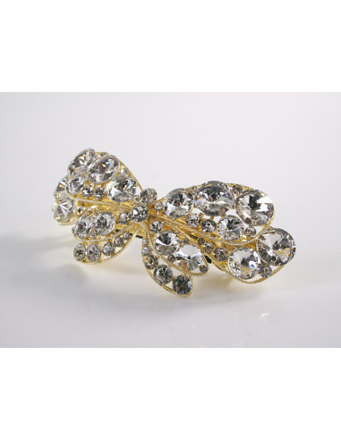 KLAMRA FRANCUSKA DO WŁOSÓW PREMIUM KRYSZTAŁY...