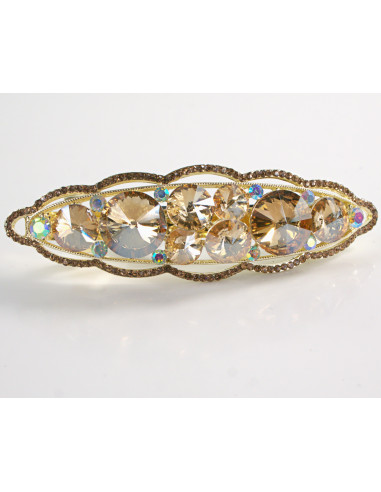 KLAMRA FRANCUSKA DO WŁOSÓW PREMIUM KRYSZTAŁY...