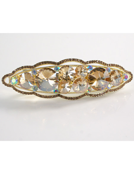 KLAMRA FRANCUSKA DO WŁOSÓW PREMIUM KRYSZTAŁY WIECZOROWA LOLITA AKCESORIA