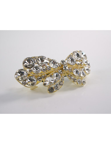 KLAMRA FRANCUSKA DO WŁOSÓW PREMIUM KRYSZTAŁY...