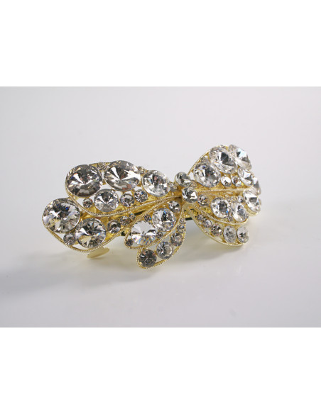 KLAMRA FRANCUSKA DO WŁOSÓW PREMIUM KRYSZTAŁY WIECZOROWA LOLITA AKCESORIA