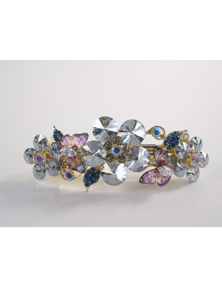 KLAMRA FRANCUSKA DO WŁOSÓW PREMIUM KRYSZTAŁY WIECZOROWA LOLITA AKCESORIA