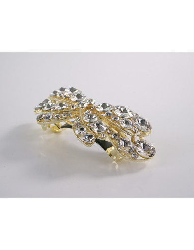 KLAMRA FRANCUSKA DO WŁOSÓW PREMIUM KRYSZTAŁY...