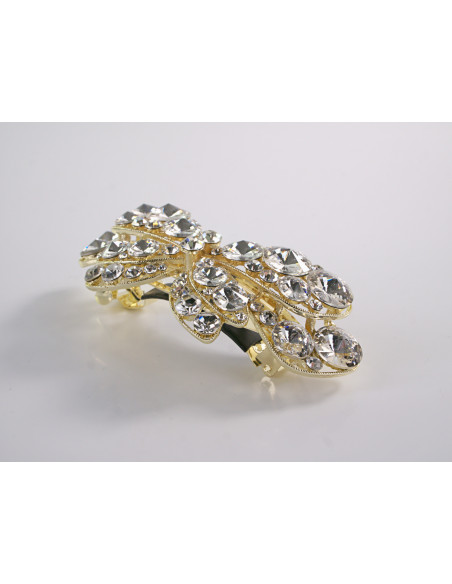 KLAMRA FRANCUSKA DO WŁOSÓW PREMIUM KRYSZTAŁY WIECZOROWA LOLITA AKCESORIA