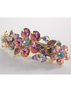 KLAMRA FRANCUSKA DO WŁOSÓW PREMIUM KRYSZTAŁY WIECZOROWA...