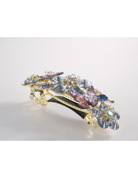 KLAMRA FRANCUSKA DO WŁOSÓW PREMIUM KRYSZTAŁY WIECZOROWA LOLITA AKCESORIA