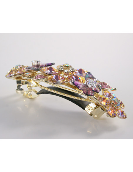 KLAMRA FRANCUSKA DO WŁOSÓW PREMIUM KRYSZTAŁY WIECZOROWA LOLITA AKCESORIA