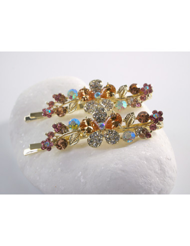 Wsuwka do włosów DIAMENTOWY KWIATEK  z...