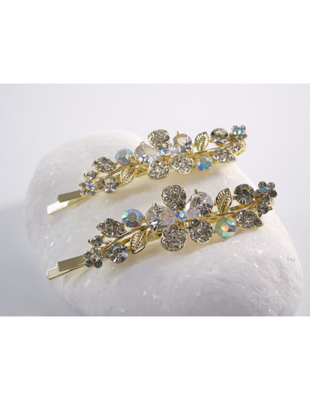 Wsuwka do włosów KRYSZTAŁOWY  KWIATEK   2 szt. Lolita Akcesoria