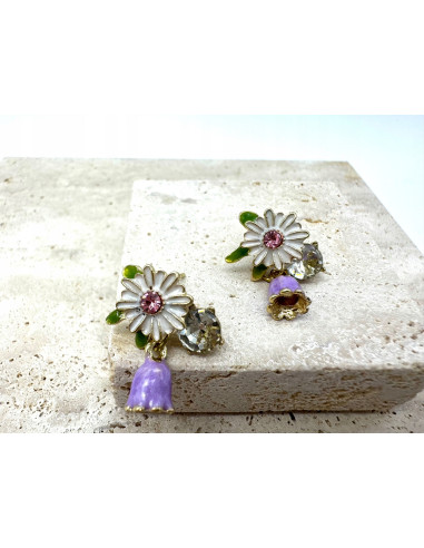 Kolczyki KWIAT KWIATY nie uczulające Lolita...