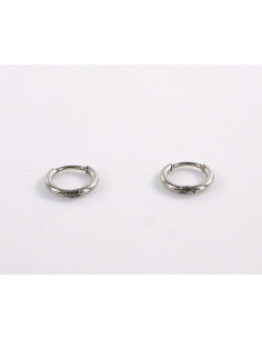 Kolczyki SREBRNE DELIKATNE KOŁA STAL CHIRURGICZNA LOLITA... 2