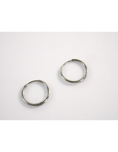 Kolczyki SREBRNE DELIKATNE KOŁA STAL...