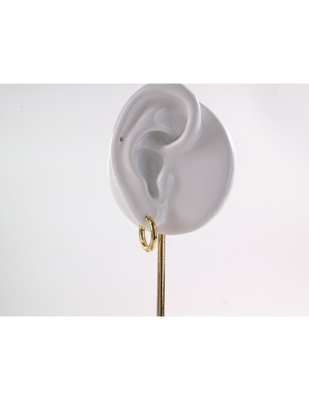 Kolczyki ZŁOTE   KOŁA STAL CHIRURGICZNA LOLITA AKCESORIA 1,2 CM