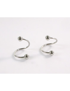 Kolczyki SREBRNA  NAUSZNICA STAL CHIRURGICZNA LOLITA...