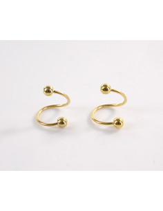 Kolczyki ZŁOTA  NAUSZNICA STAL CHIRURGICZNA LOLITA...